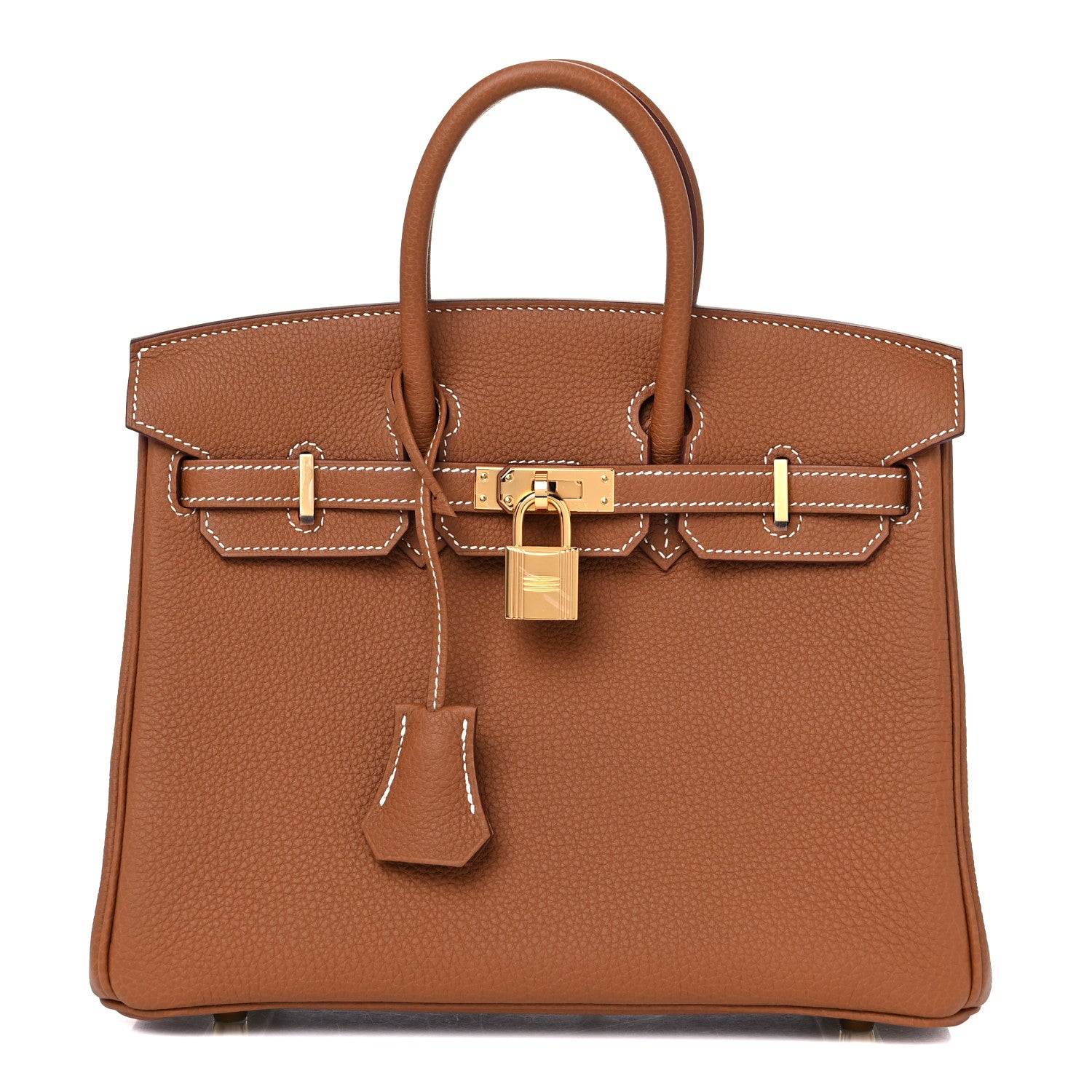 Hermes Togo Birkin 25 Gold 1 of 10