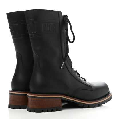 Christian Dior Calfskin Dior Quest 35mm Hiking Boots 38 Black 4 of 8