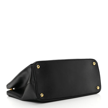 Prada Saffiano Medium Galleria Double Zip Tote Black 4 of 15