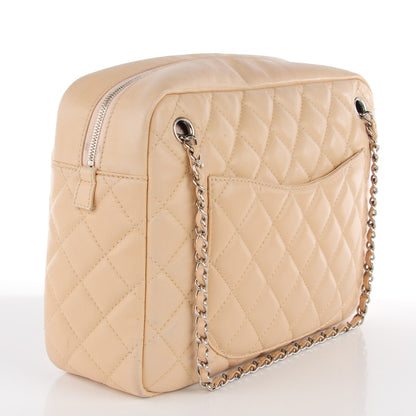 Chanel Lambskin Quilted Large Camera Case Beige 3 of 7