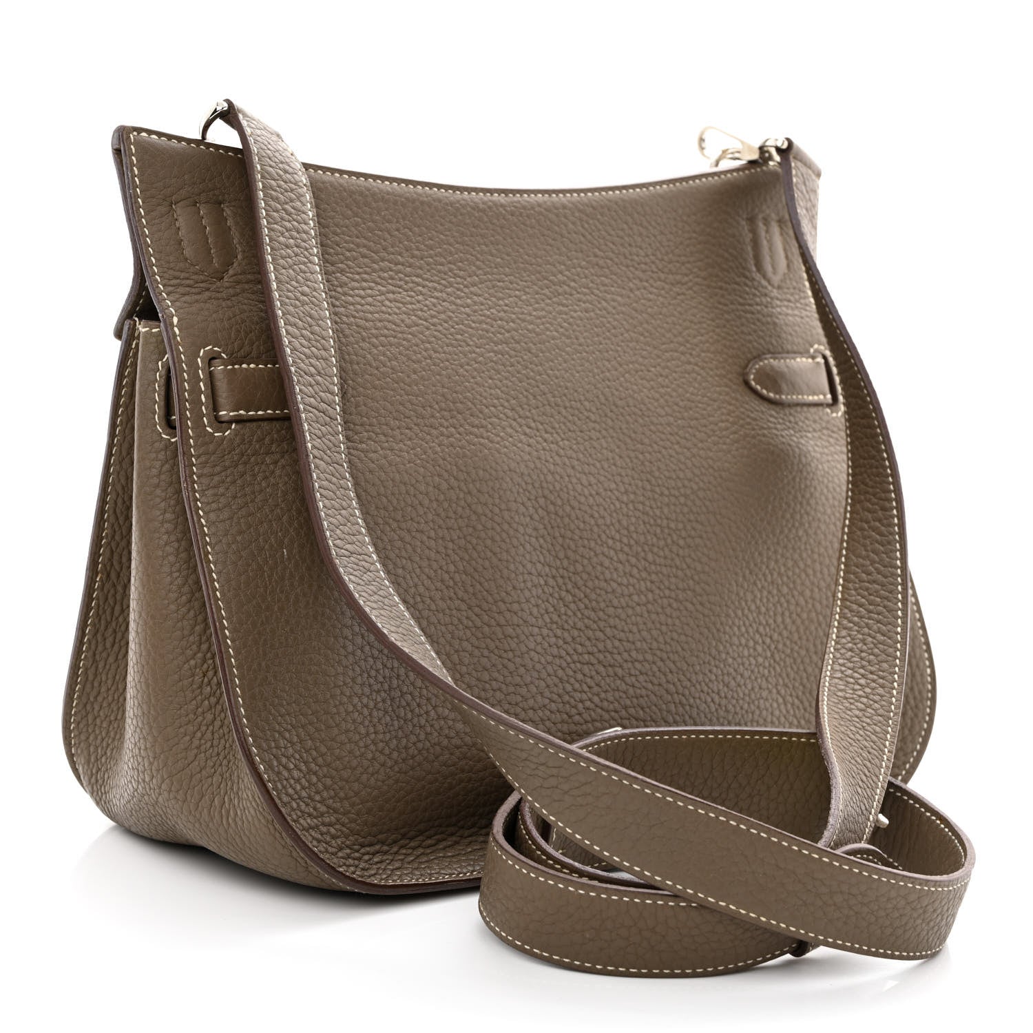 Hermes Taurillon Clemence Jypsiere 28 Etoupe 3 of 12
