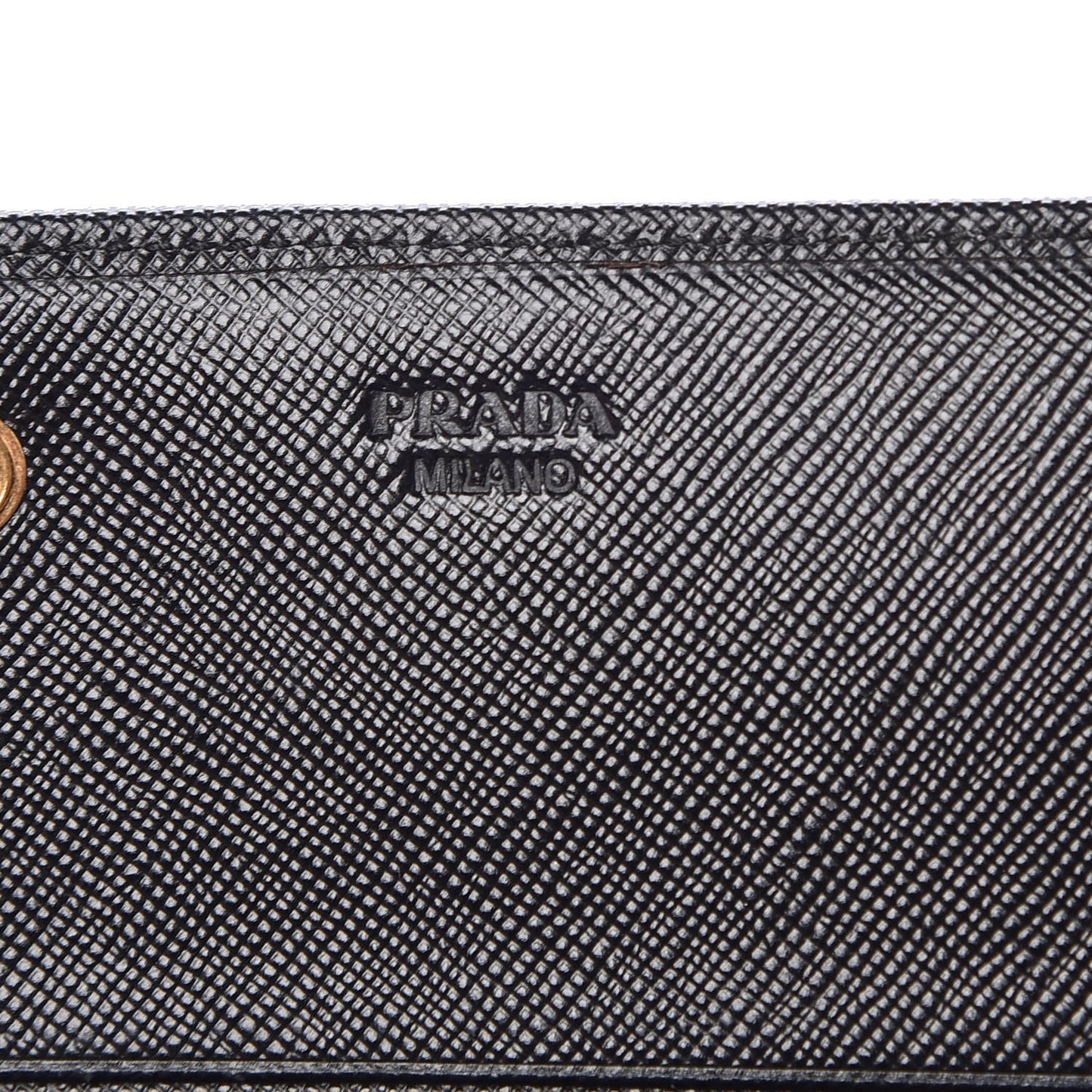 Saffiano Bow Continental Wallet Black
