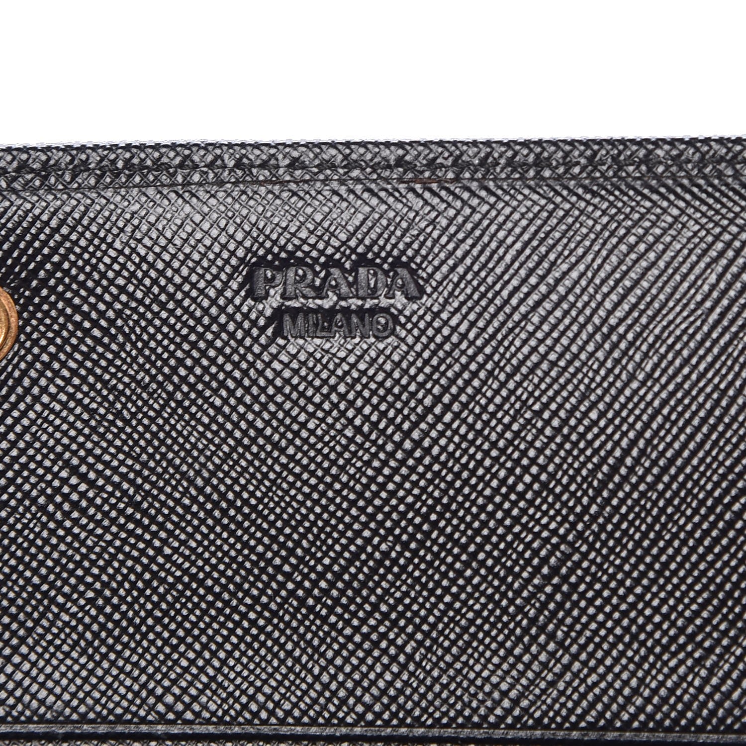 Prada Saffiano Bow Continental Wallet Black 6 of 6