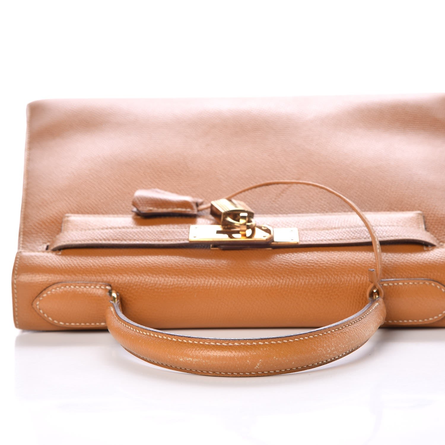 Hermes Courchevel Kelly Sellier 28 Gold 31 of 50