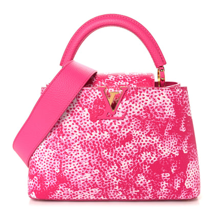 Louis Vuitton LV X YK Taurillon Infinity Net Capucines BB Fuchsia 1 of 8