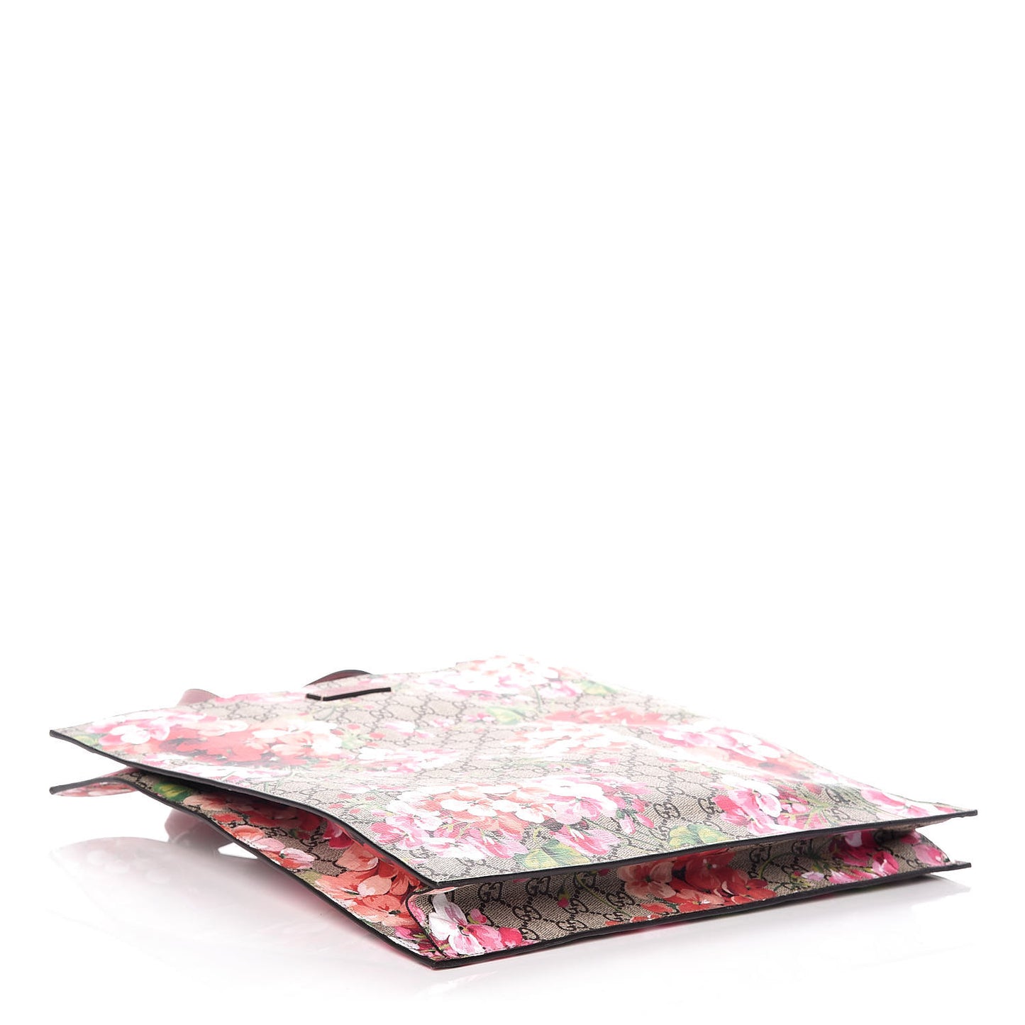 Soft GG Supreme Monogram Blooms Vertical Tote Beige Multicolor Dry Rose