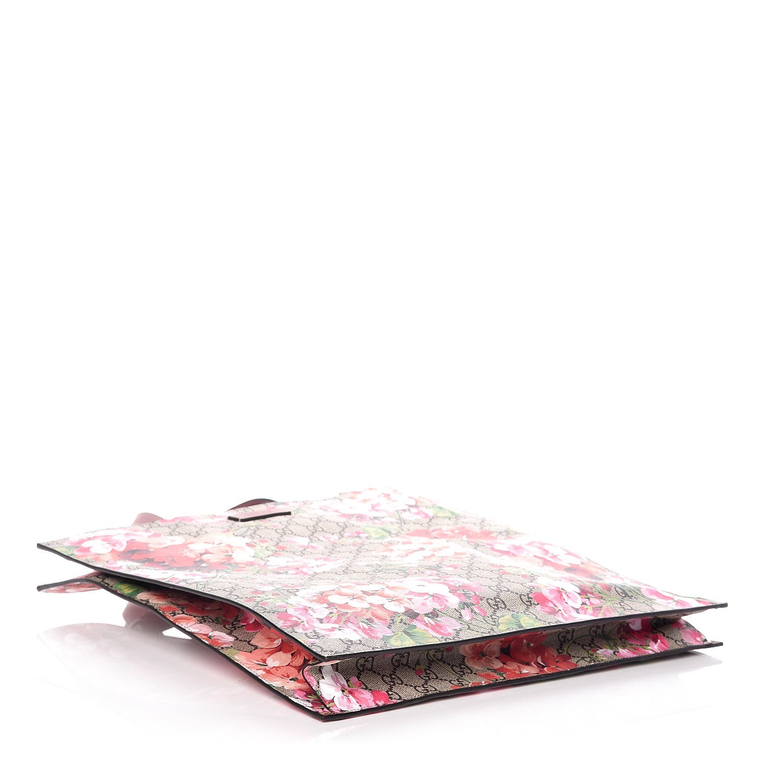 Gucci Soft GG Supreme Monogram Blooms Vertical Tote Beige Multicolor Dry Rose 5 of 10