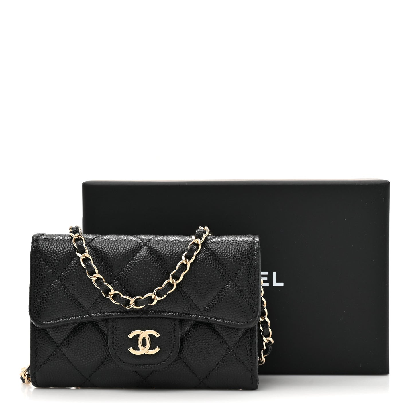Caviar Quilted Belt Bag Black