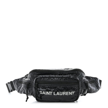 Saint Laurent Nylon Logo Nuxx Body Belt Bag Black 1 of 10