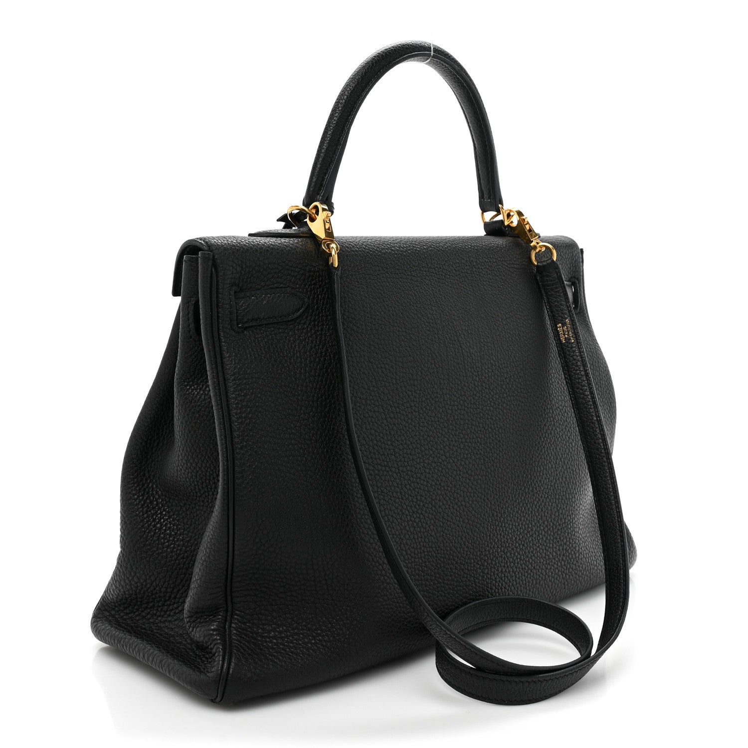 Hermes Togo Kelly Retourne 32 Black 3 of 15