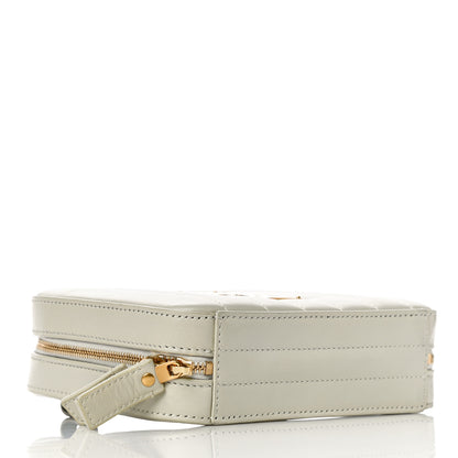 Saint Laurent Lambskin Matelasse Vicky Monogram Belt Bag Crema Soft 4 of 11