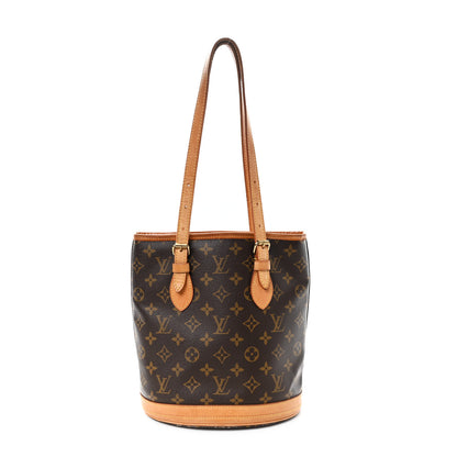 Louis Vuitton Monogram Petit Bucket 23 1 of 12