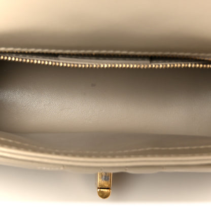 Salvatore Ferragamo Calfskin Quilted Gancini Flap Bag Peony 5 of 12