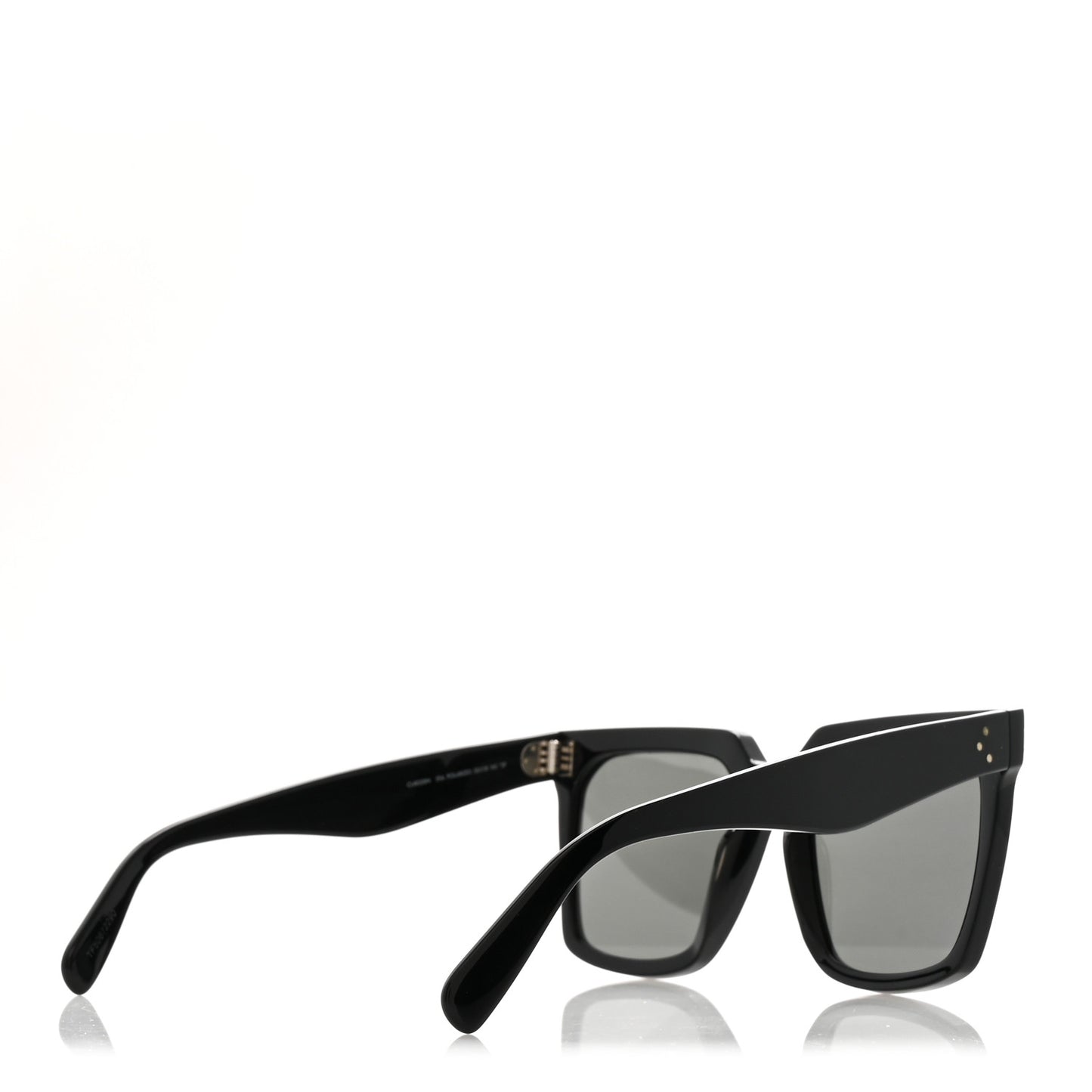 Acetate Polarized Oversized Sunglasses CL4055IN Black