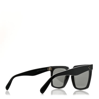 Celine Acetate Polarized Oversized Sunglasses CL4055IN Black 4 of 7
