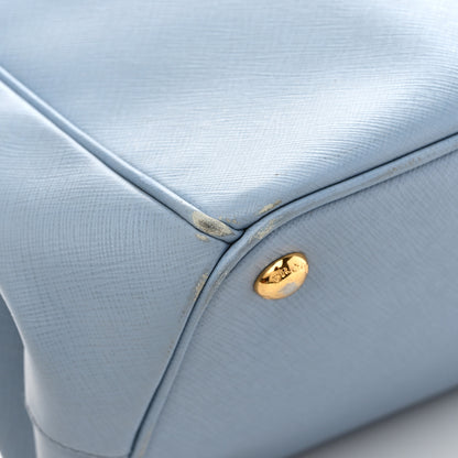 Prada Saffiano Cuir Large Double Bag Astrale 8 of 13