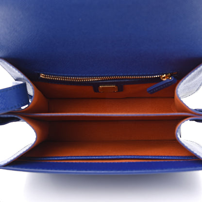 MCM Park Avenue Calfskin Small Patricia Crossbody Bag Blue 5 of 8
