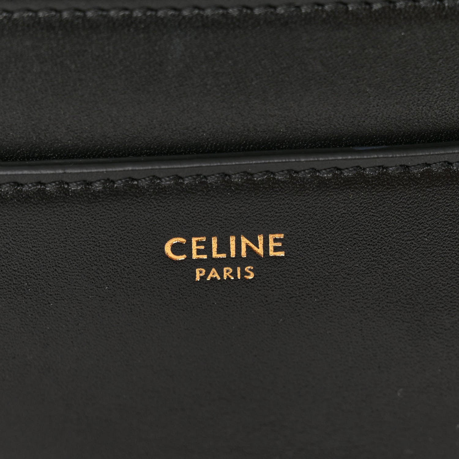 Celine Satinated Calfskin Small 16 Top Handle Bag Black 6 of 11