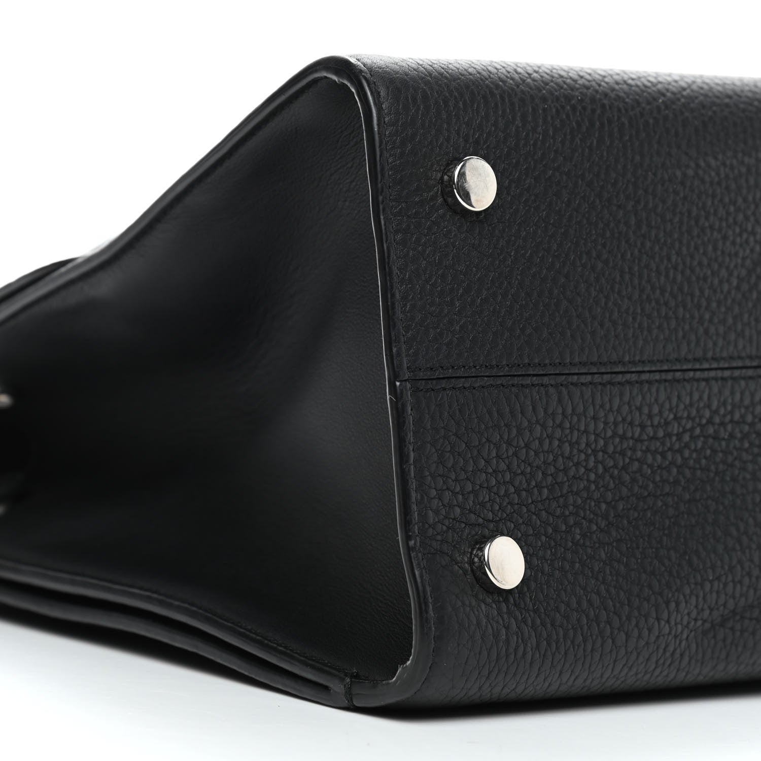 Christian Dior Grained Calfskin Medium Diorever Flap Black 9 of 10