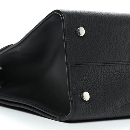 Christian Dior Grained Calfskin Medium Diorever Flap Black 7 of 8