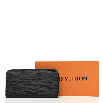 Louis Vuitton Epi Zippy Wallet Black 9 of 9