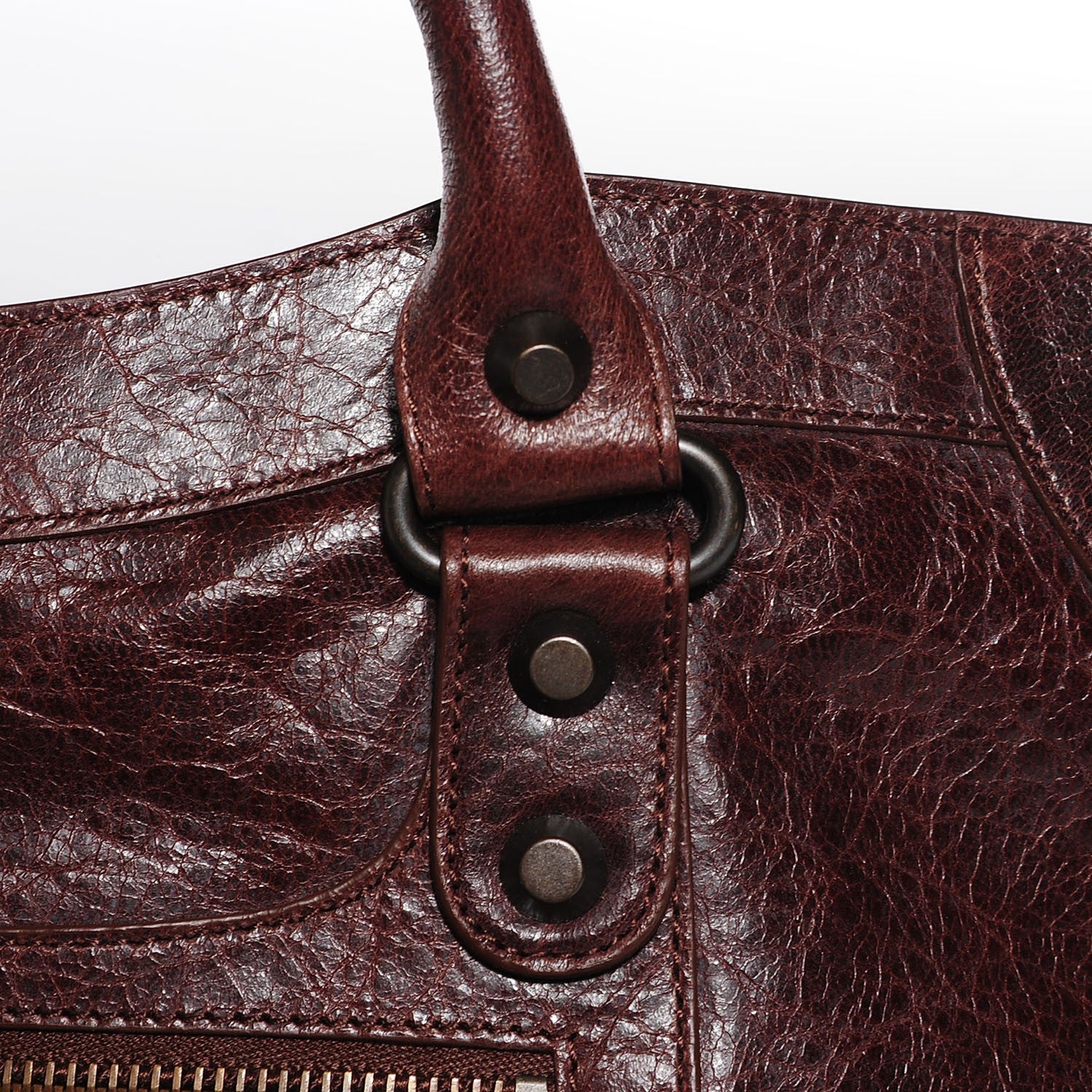 Balenciaga Agneau Classic Hardware City Cigare Fonce 7 of 15