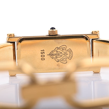Gucci Stainless Steel 12mm 1500 Quartz Watch Gold 4 of 6