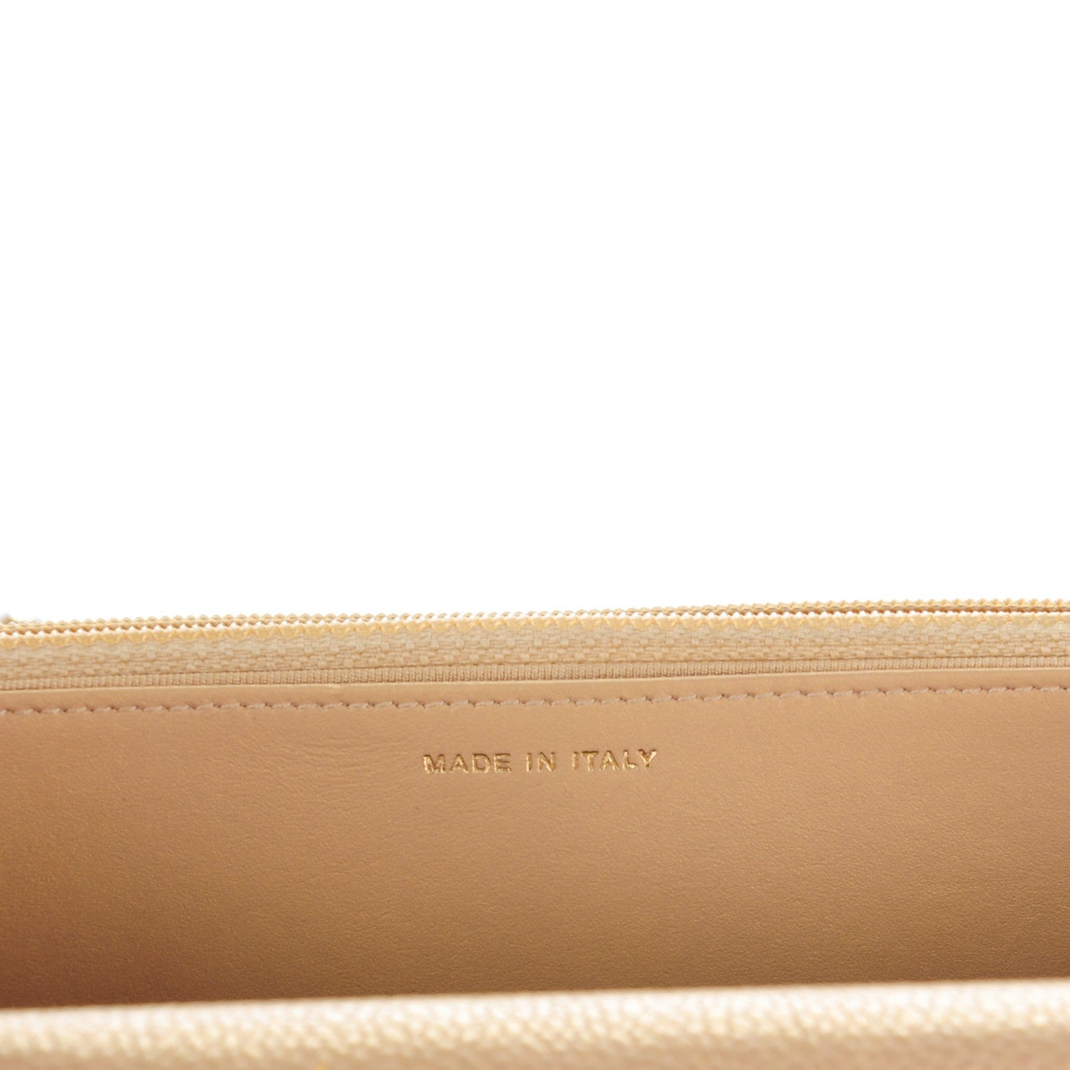 Chanel Pearly Caviar Quilted Wallet On Chain WOC Gold 7 of 8