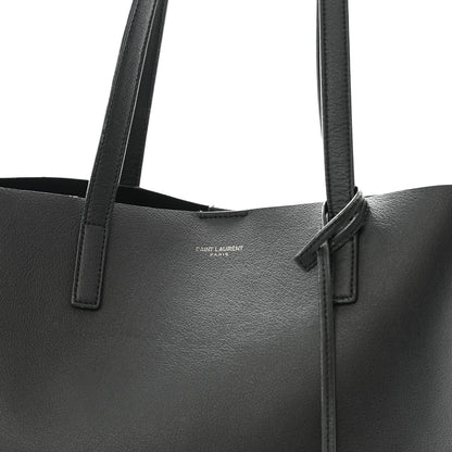 Saint Laurent Calfskin North-South Shopping Tote Black 9 of 12