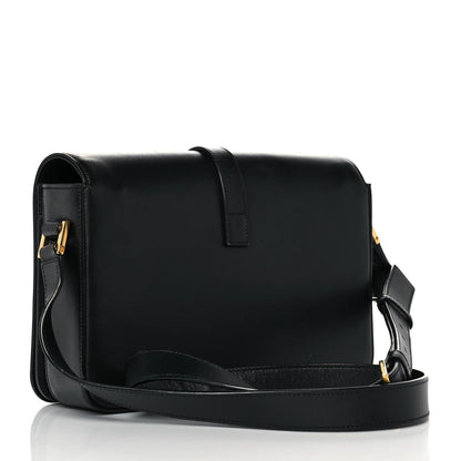 Saint Laurent Smooth Calfskin Medium Classic Monogram Universite Bag Black 3 of 8