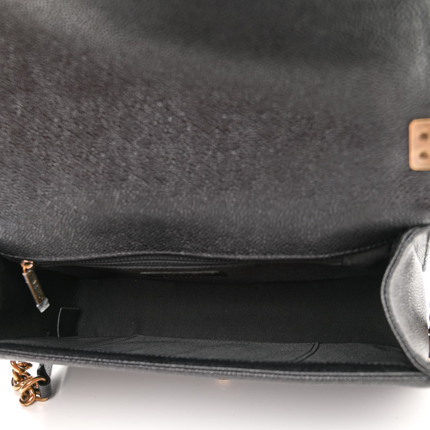 Chanel Caviar Quilted New Medium Boy Flap Black 7 of 12