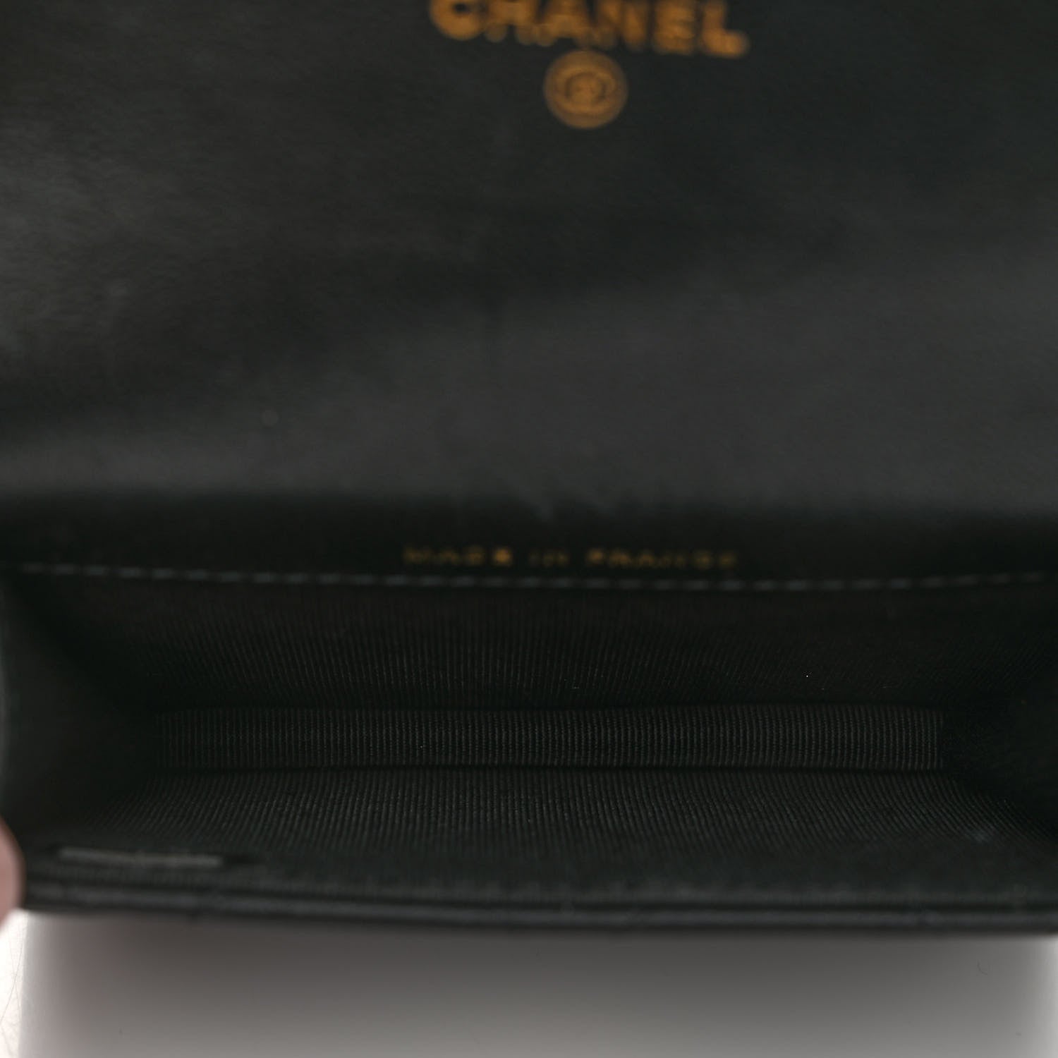 Chanel Goatskin Quilted Punk Essentials Chain Mini Flap Belt Bag Black 5 of 11