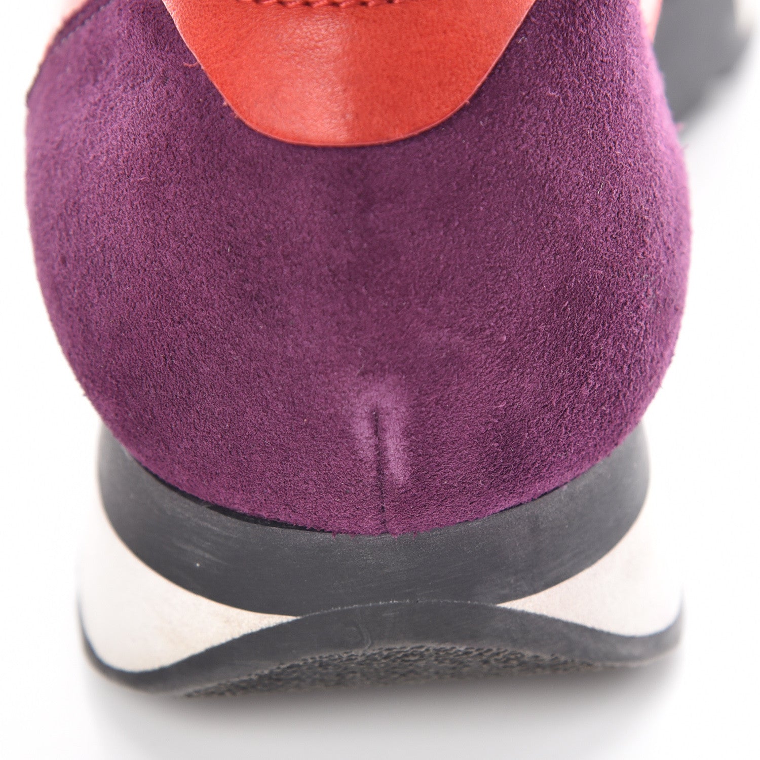 Balenciaga Mesh Calfskin Neoprene Suede Womens Race Runner Sneakers 38 Rouge Violet 9 of 9