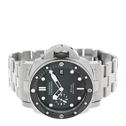 Panerai Stainless Steel 44mm Submersible Quaranta Quattro Automatic Watch Green PAM01287 2 of 6