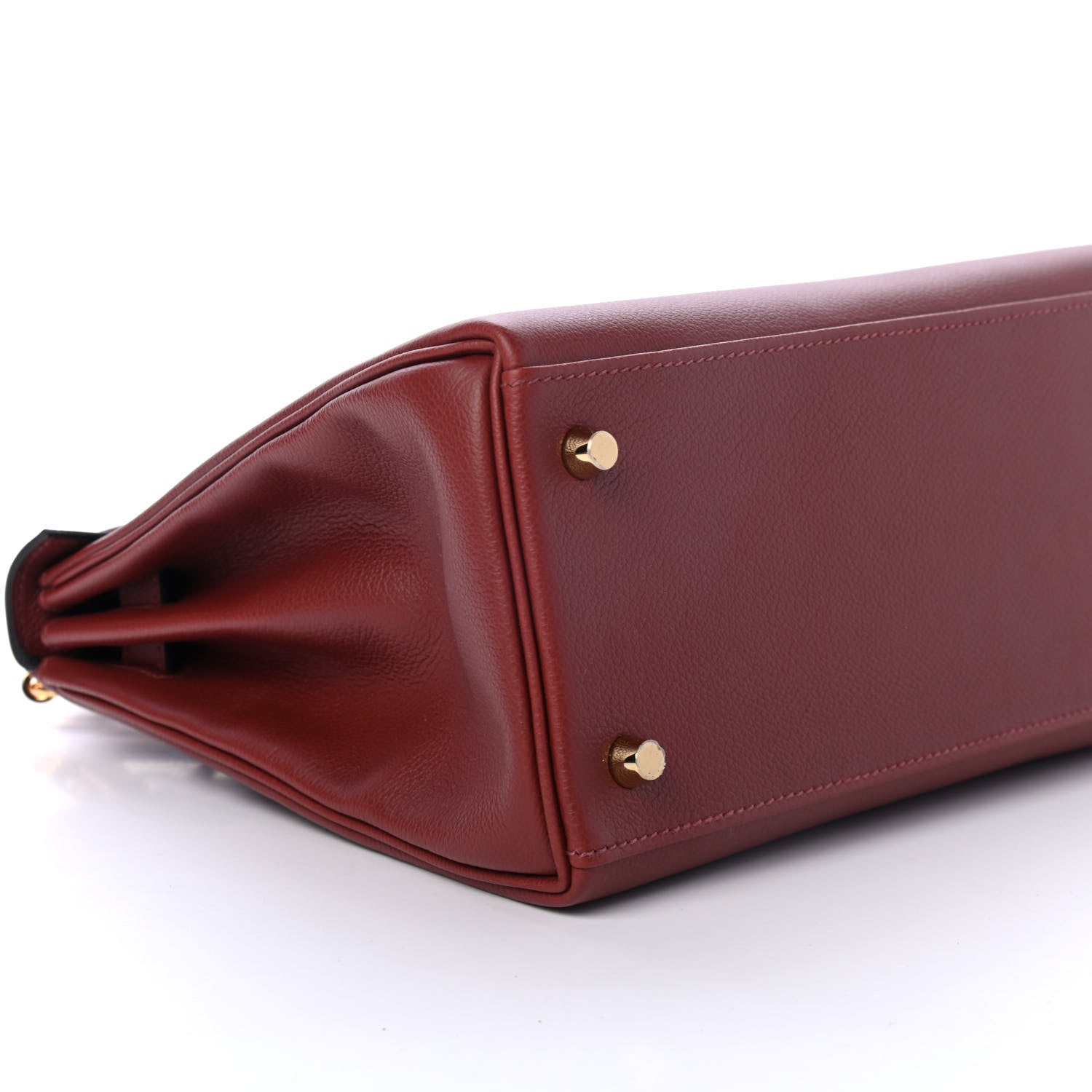 Hermes Evercolor Kelly Retourne 28 Rouge H 8 of 10