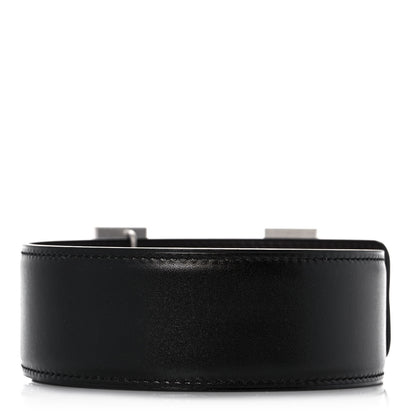 Hermes Box Tadelakt 42mm Constance 2 H Belt 105 Black Chocolate 2 of 6