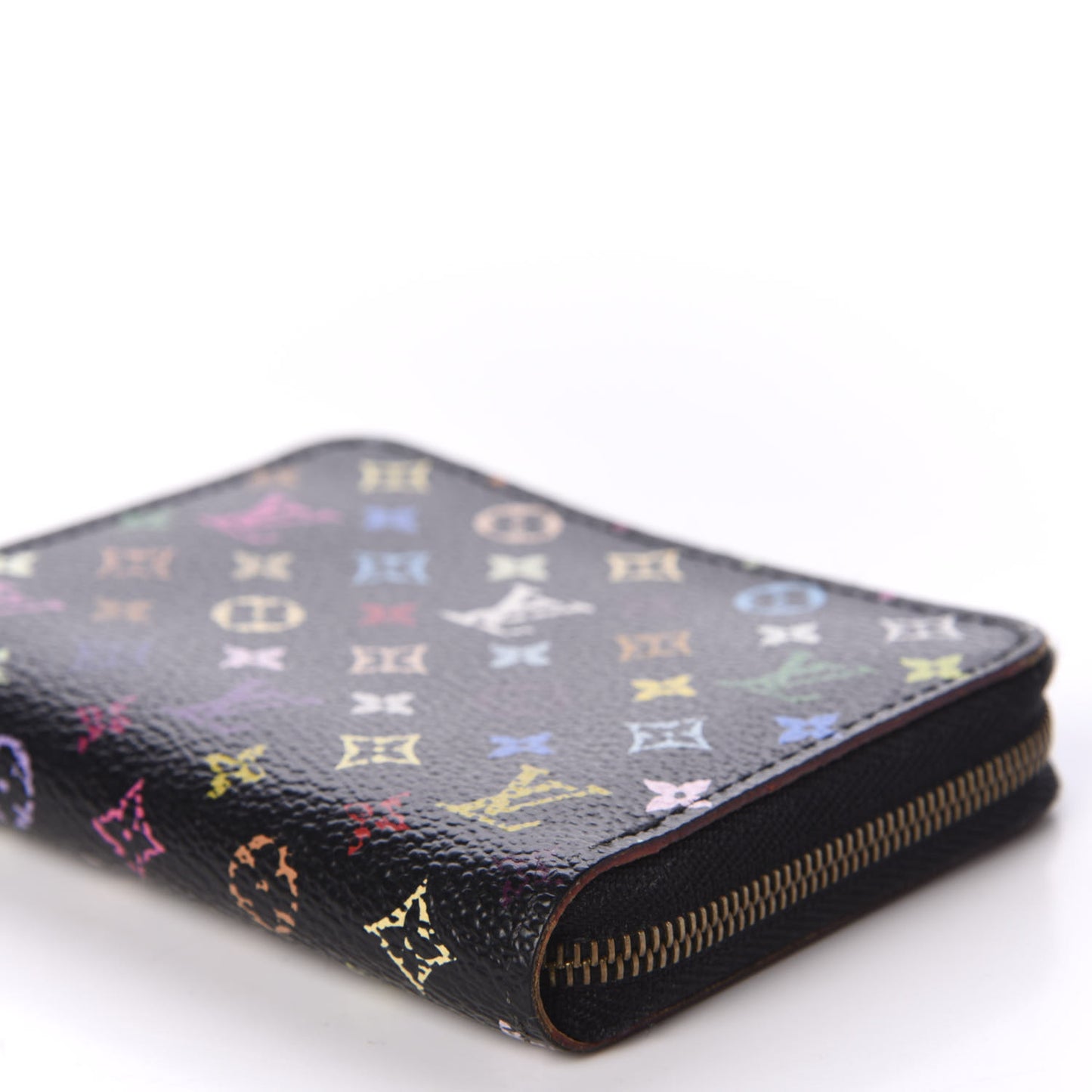 Monogram Multicolor Zippy Coin Purse Black