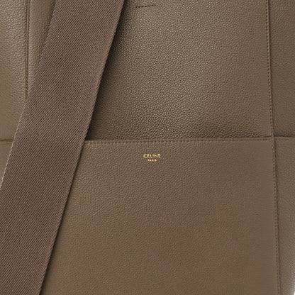 Celine Soft Grained Calfskin Sangle Bucket Bag Taupe 8 of 10