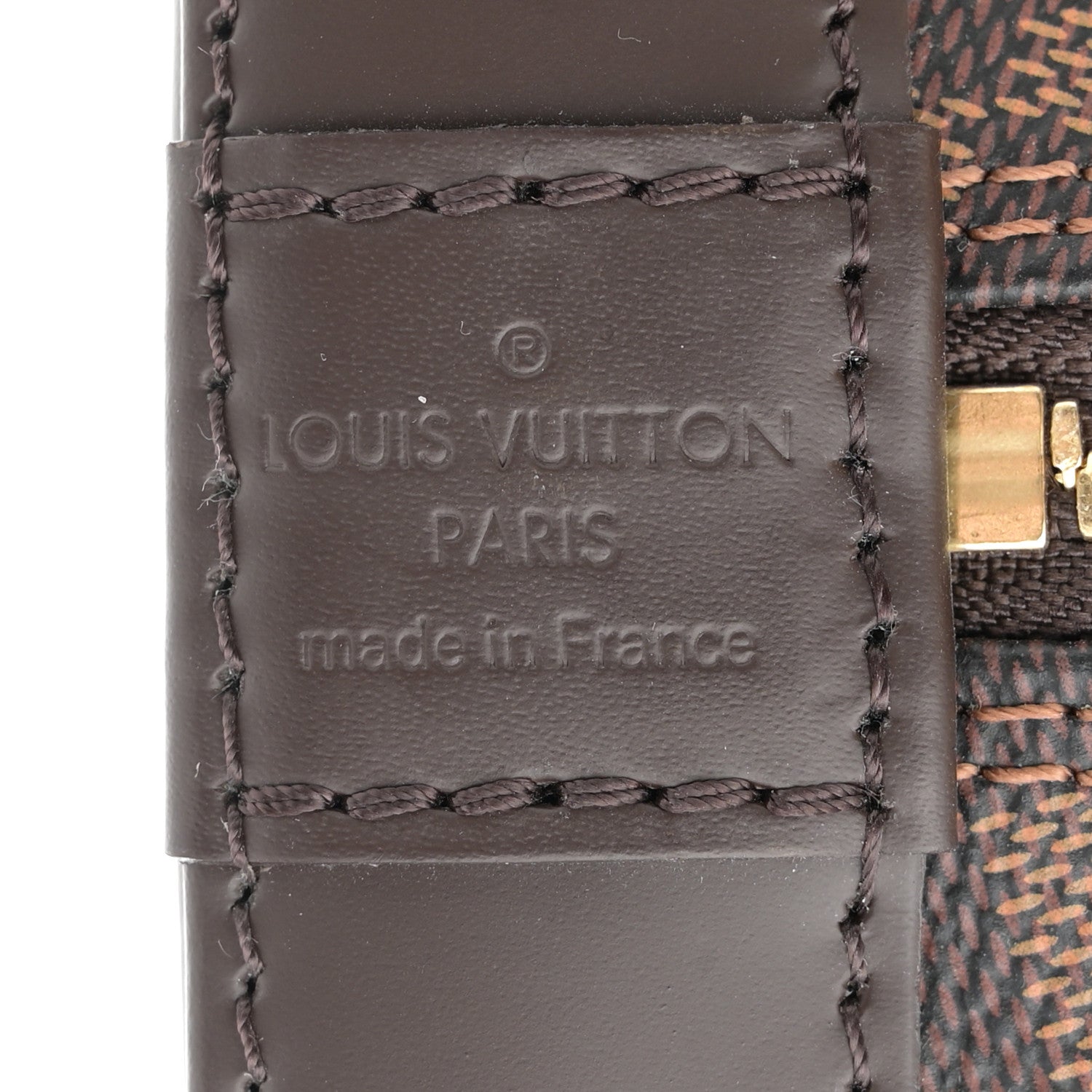 Louis Vuitton Damier Ebene Alma PM 6 of 10