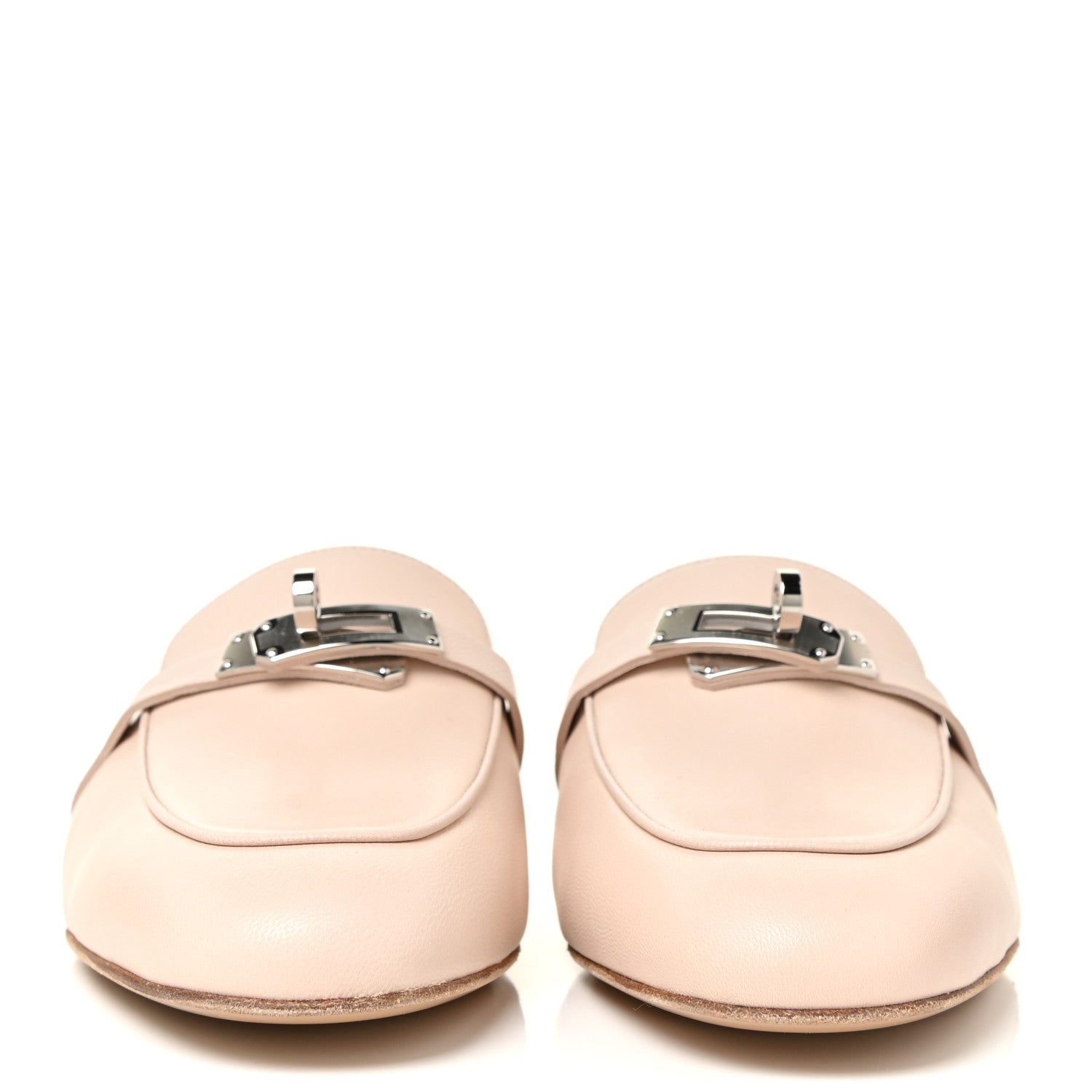 Hermes Goatskin Oz Mules 37 Blanc Poros 2 of 8