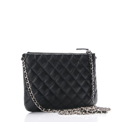 Chanel Caviar Quilted Daily Zip Crossbody Bag Black 3 of 10