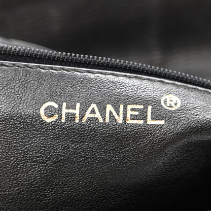 Chanel Lambskin Quilted CC Flap Shoulder Bag Black 5 of 9