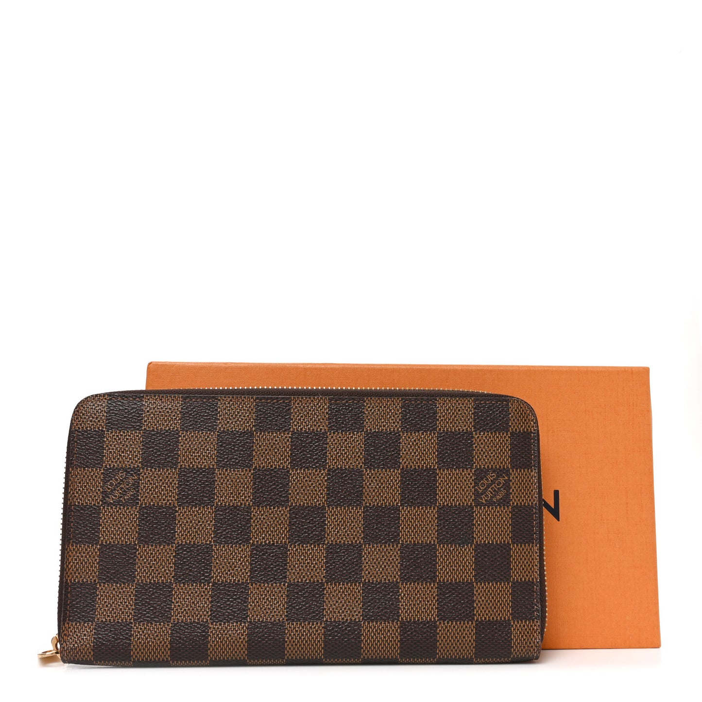 Damier Ebene Zippy Organizer Wallet