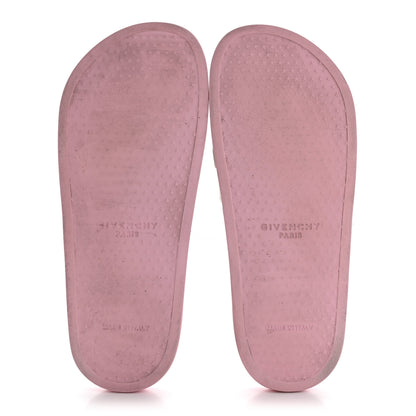 Givenchy Rubber Logo Pool Slide Sandals 39 Candy Pink 6 of 12