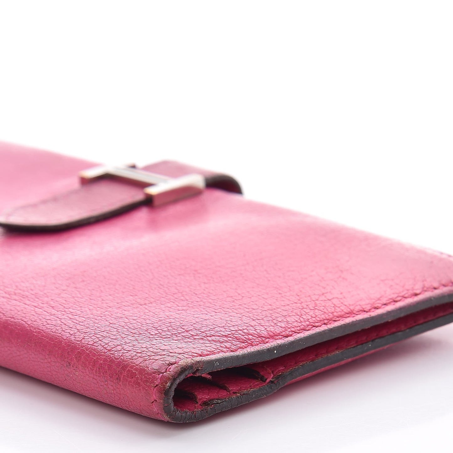 Chevre Mysore Bearn Wallet Rose Shocking