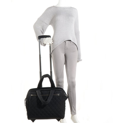 Chanel Nylon Quilted Coco Cocoon Trolley Black 2 of 7