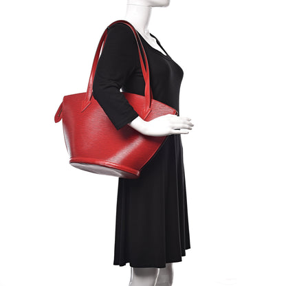 Louis Vuitton Epi Saint Jacques GM Castillan Red 2 of 18
