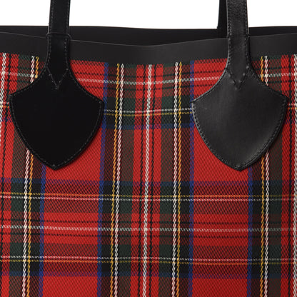 Burberry Vintage Check Medium The Giant Reversible Tote Antique Yellow Bright Red 18 of 18