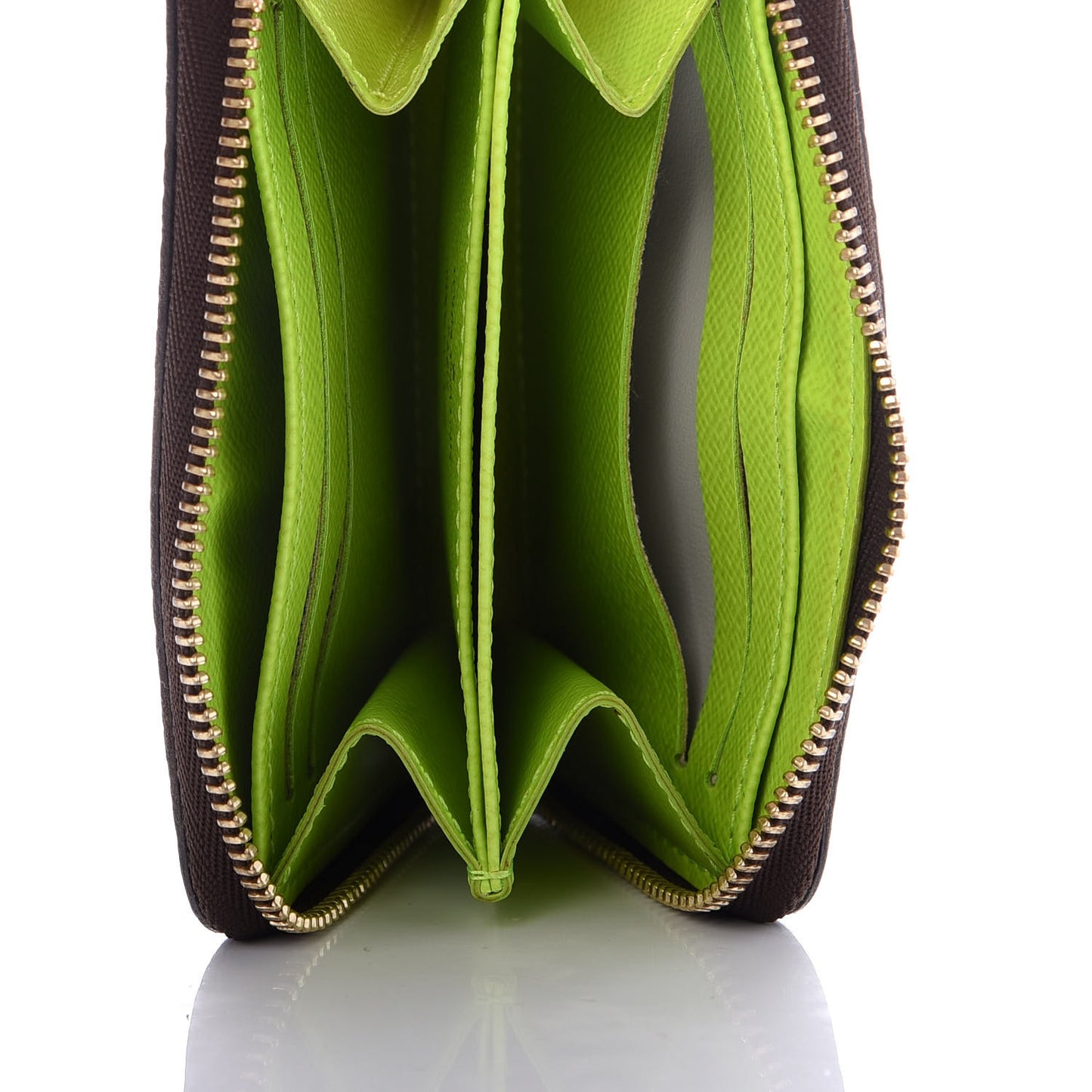 Monogram Graffiti Zippy Coin Purse Wallet Green