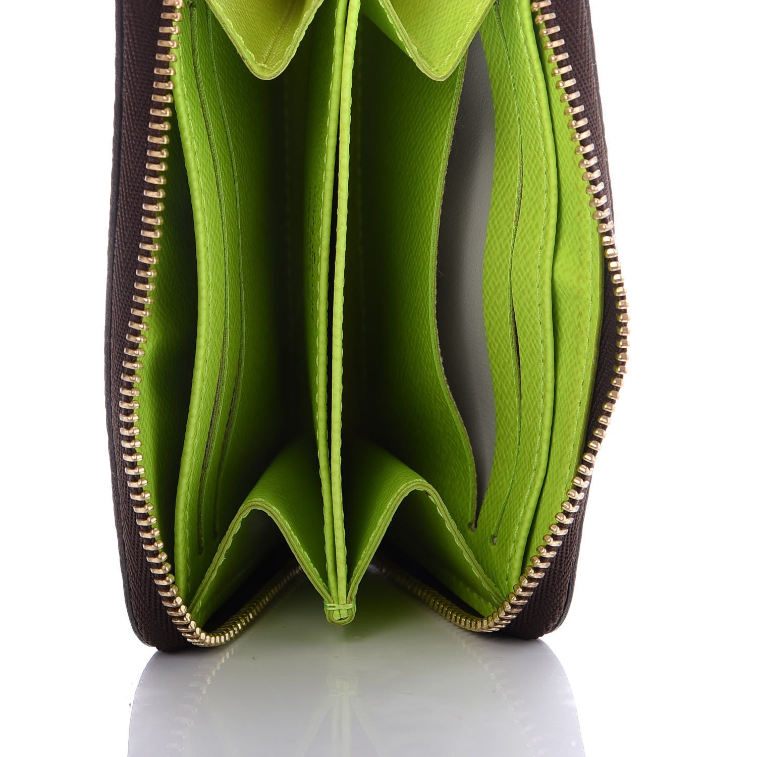 Louis Vuitton Monogram Graffiti Zippy Coin Purse Wallet Green 5 of 7